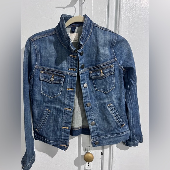 Blue JCrew Jean Jacket size xs - Picture 1 of 3